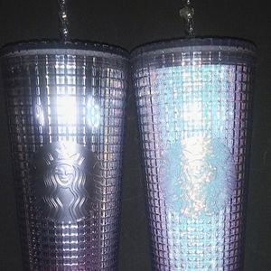 Starbucks Silver Grid Duo